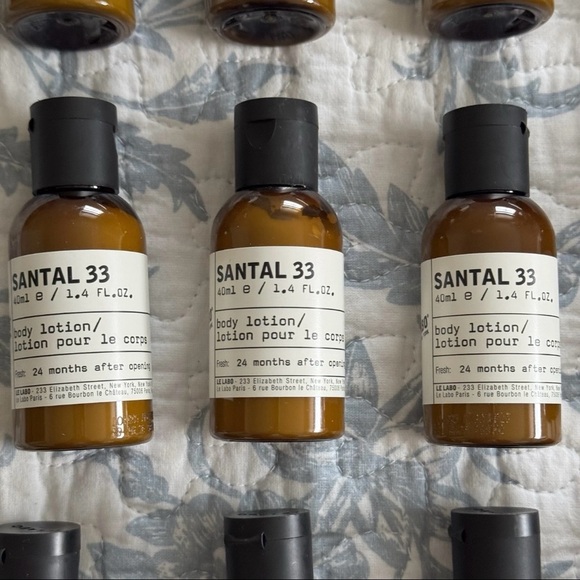 Le Labo Santal 33 Body Lotion Travel Mini Size, Lot of 15 - Picture 5 of 6